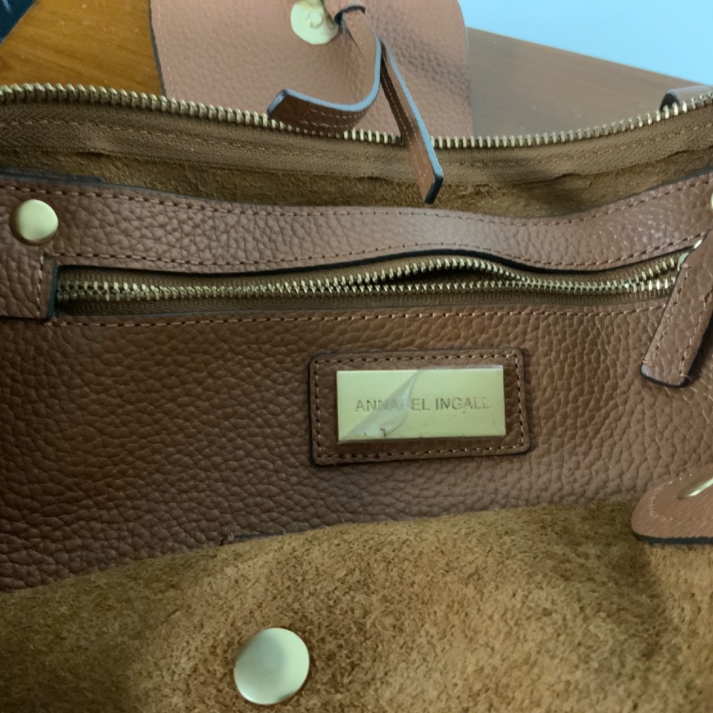Annabel Ingall pebbled leather bag NWOT - Picture 7 of 8